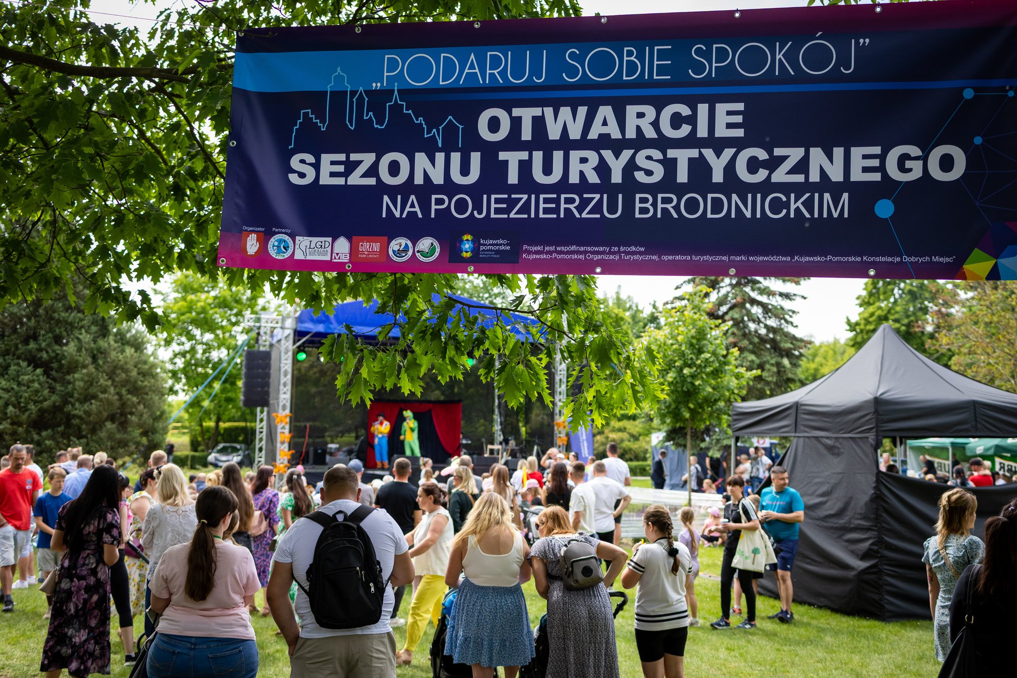 Otwarcie Sezonu Turystycznego na Pojezierzu Brodnickim w parku w Brodnicy. Fot. Wiater Media