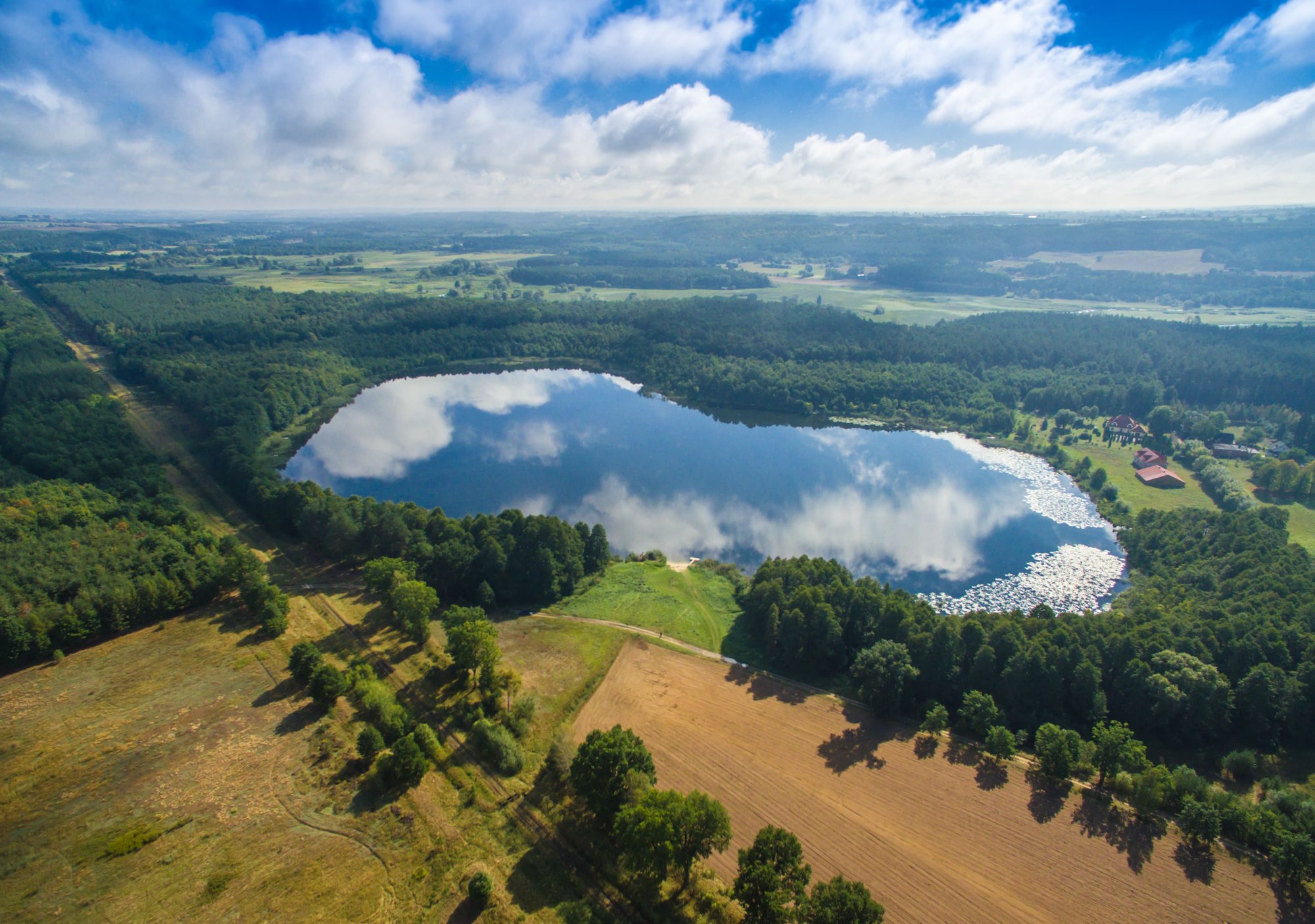 Jezioro Ostrów, gmina Brodnica