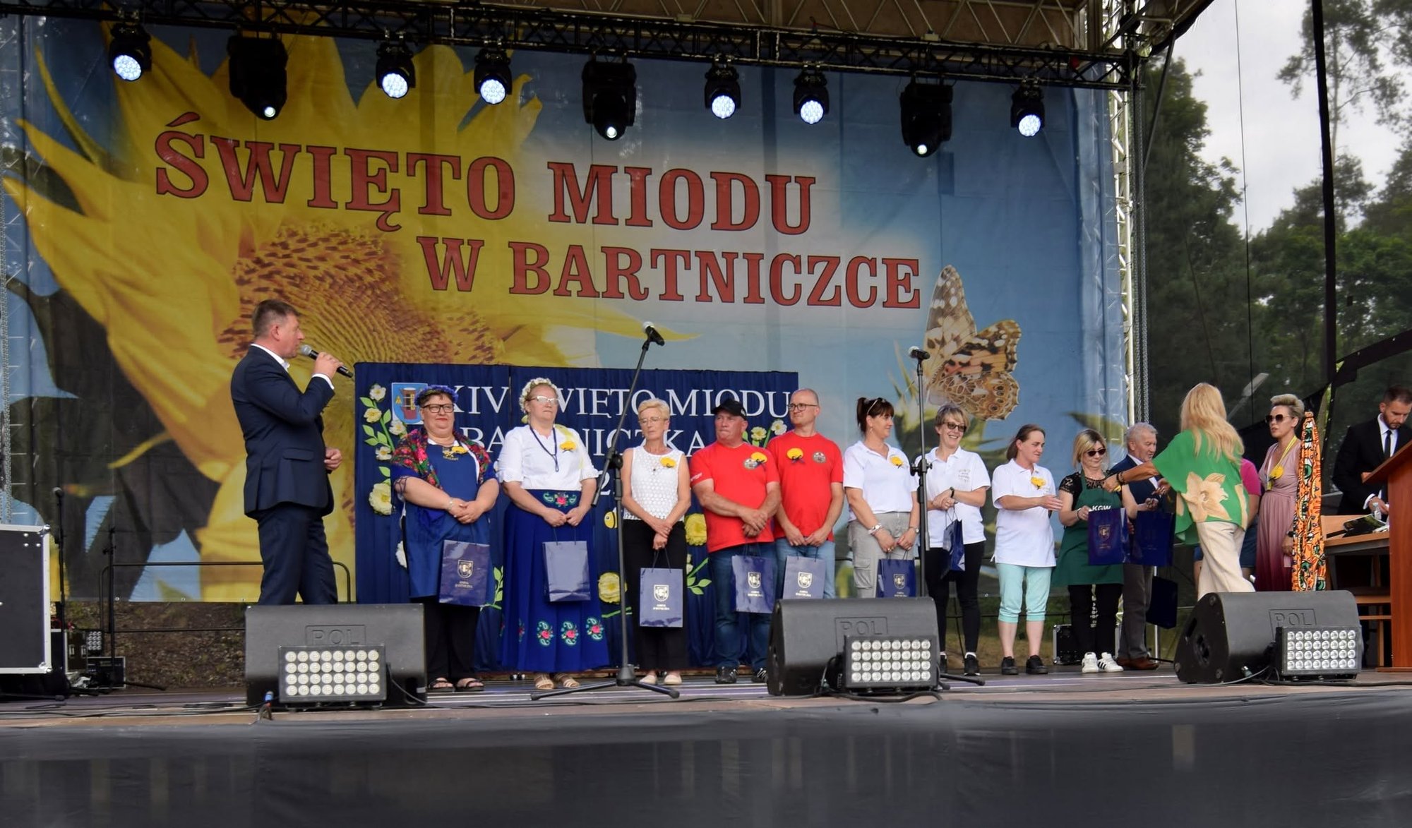 Scena XIV Święta Miodu w Bartniczce