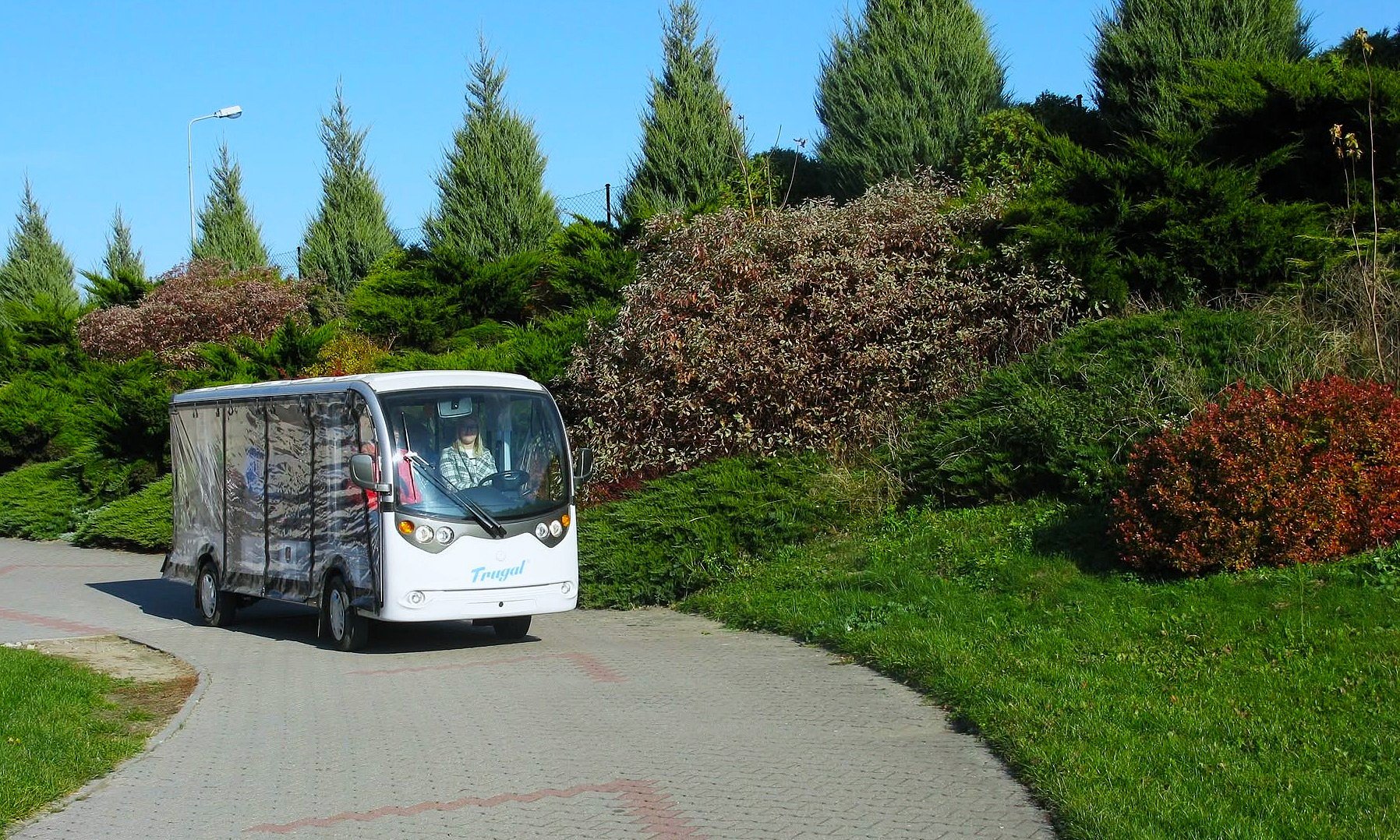 Melex podczas wycieczki przyrodniczej po gminie Brzozie