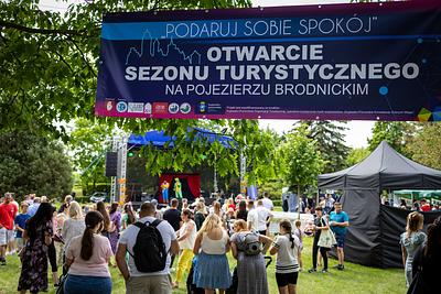 Otwarcie Sezonu Turystycznego na Pojezierzu Brodnickim w parku w Brodnicy. Fot. Wiater Media